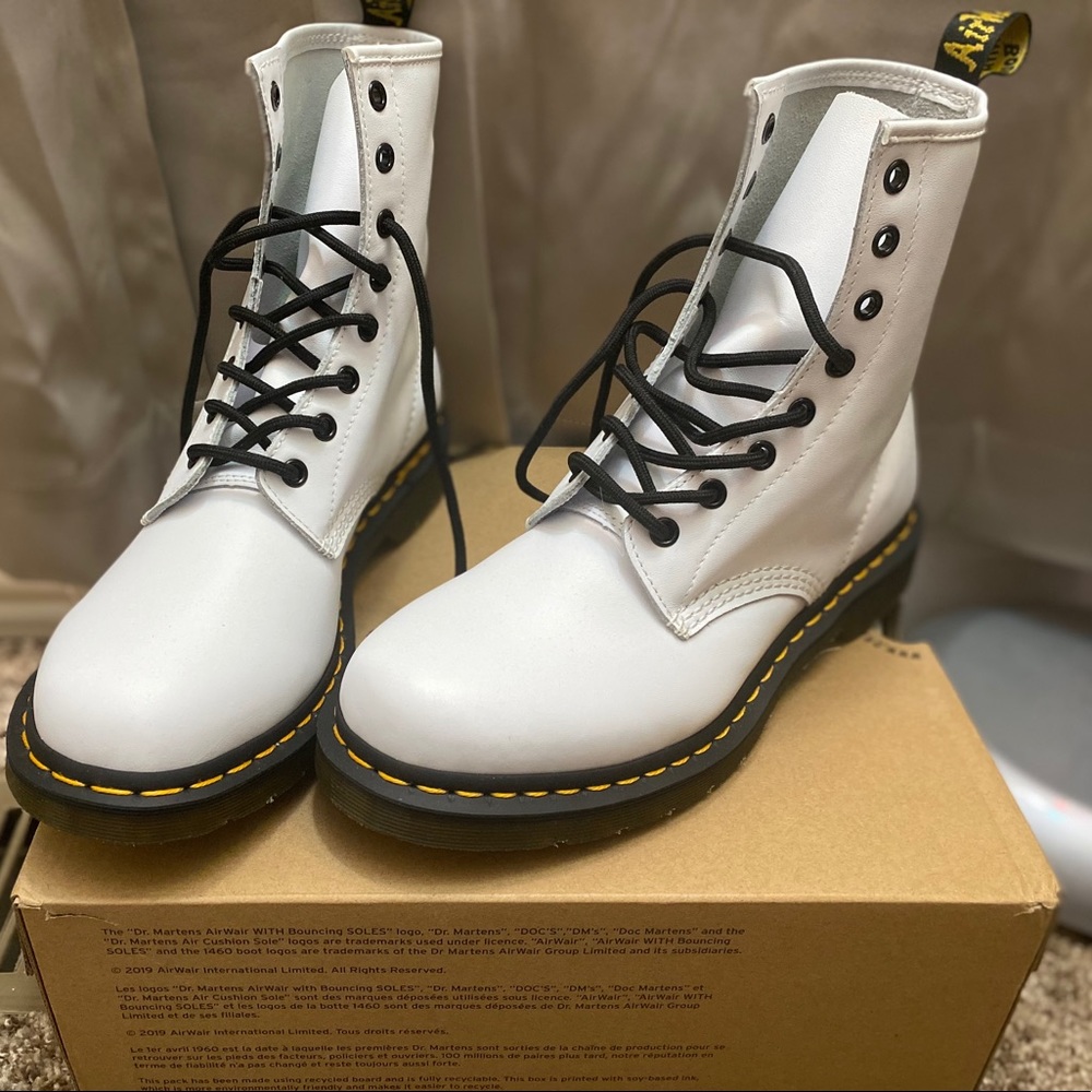 White Dr. Martens
